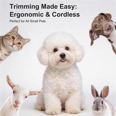 Show full view: INVNEHO All-in-One Body, Face, Nail Care Dog & Cat Clipper Grooming Kit slide 9 of 9