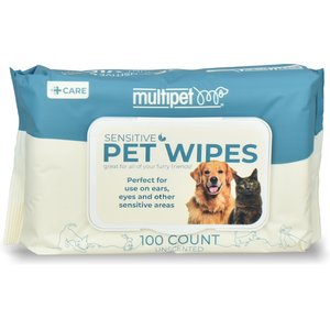 Multipet Groom Genie Eye, Ear & Tush Dog Wipes, 100 count
