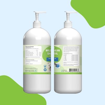 Show full view: Pet Wellbeing Wild Alaskan Salmon Oil Liquid Supplement for Dogs, 16-oz bottle slide 8 of 10