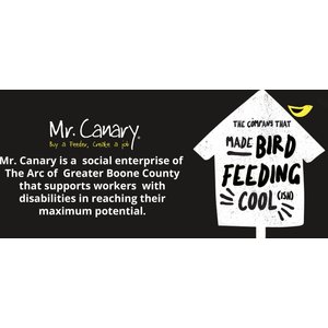 Mr. Canary Co. Original Nyjer Finch Tube Feeder, 8-oz
