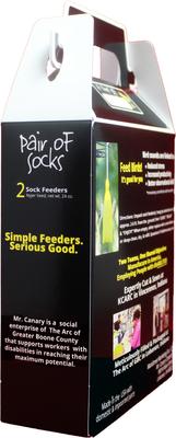 Show full view: Mr. Canary Co. Birdie Bag Finch Sock Feeder, Yellow, 13-oz slide 7 of 9