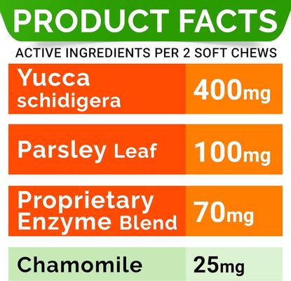 Show full view: StrellaLab No Poo & Coprophagia Stool Eating Deterrent Gut Health & Immune Support Chew Supplement for Dogs, 120 count slide 6 of 9