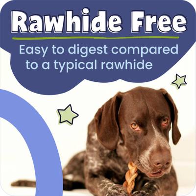 Show full view: Pawstruck Braided Bully Sticks Dog Treats, 1-lb bag, 5-in slide 4 of 13