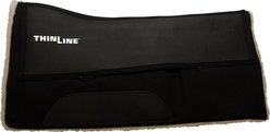 ThinLine Mesh Spine Woven Wool Western Comfort Horse Saddle Pad, Natural, 32 x 32-in slide 2 of 3