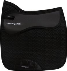 ThinLine Dressage Square Horse Saddle Pad, Black slide 2 of 2