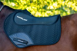 ThinLine Euro Jump Horse Saddle Pad, Black slide 2 of 5
