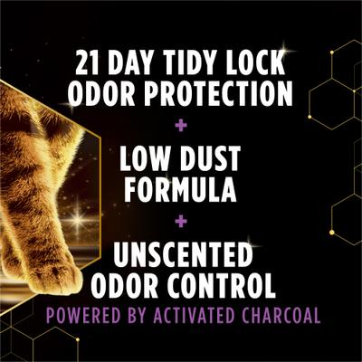 Show full view: Tidy Cats Tidy Feet Low Tracking Unscented Clumping Clay Cat Litter, 22-lb box slide 5 of 11