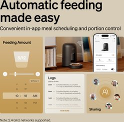 Petlibro Air WiFi Automatic Stainless Steel Cat Feeder & Dockstream Fountain Set, Black, 2 count slide 2 of 9