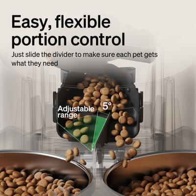 Show full view: Petlibro Granary WIFI 2.4g & 5G Automatic Two Cat & Dog Feeder slide 4 of 11