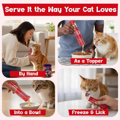 Show full view: Beefeaters Lickables Chicken Puree Recipe Cat Treat, 1.59-oz bag, case of 12 slide 5 of 8