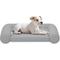Show in main carousel: Caghash Egg Crate Foam Orthopedic Bolstered Sofa Dog Couch Bed with Removable Cover, Grey, Small: 22 x 22 x 2-in slide 8 of 8