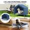 Show in main carousel: Caghash Indoor & Outdoor Waterproof Sunshade Elevated Canopy Dog Bed with Removable Cover, Blue, Medium: 34 x 26 x 24-in slide 5 of 8