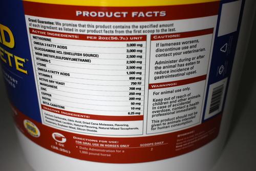 Show full view: Grand Meadows Grand Complete Comprehensive Support Powder Horse Supplement, 5-lb tub slide 2 of 8