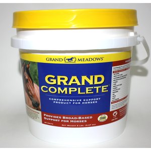 Grand Meadows Grand Complete Comprehensive Support Powder Horse Supplement, 5-lb tub