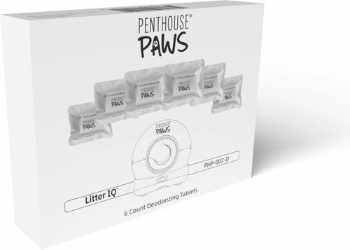 Show full view: Penthouse Paws IQ Smart Self-Cleaning Cat Litter Odor Control Deodorizer Tablets, 6 count slide 2 of 8