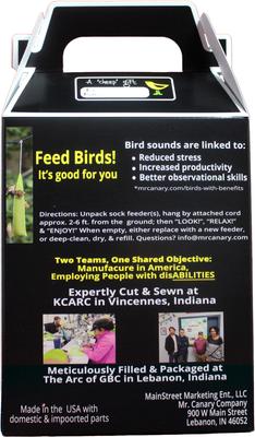 Show full view: Mr. Canary Co. Pair of Socks Finch Sock Feeders, Green, 12-oz, 2 count slide 6 of 10