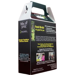 Mr. Canary Co. Pair of Socks Finch Sock Feeders, Green, 12-oz, 2 count
