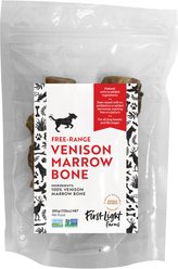 First Light Farms Venison Marrowbone Free Range Dog Bones, 7-oz bag