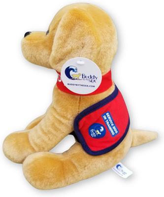 Show full view: BUDDY BY THE SEA Plush Buddy Dog Plush Toy, Tan slide 3 of 3