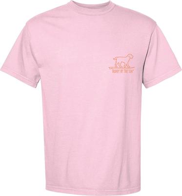 Show full view: BUDDY BY THE SEA Love Letter Adult Short Sleeve Tee, Cotton Candy, Large slide 3 of 3