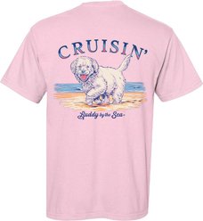 BUDDY BY THE SEA Cruisin' Adult Short Sleeve Tee, Cotton Candy, XX-Large