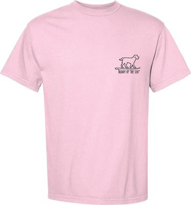 Show full view: BUDDY BY THE SEA Best Friends Adult Short Sleeve Tee, Cotton Candy, X-Large slide 2 of 2
