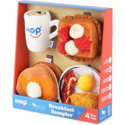 P.L.A.Y. Pet Lifestyle and You P.L.A.Y. Pet Lifestyle and You IHOP Bundle Pack Squeaky Plush Dog Toys
