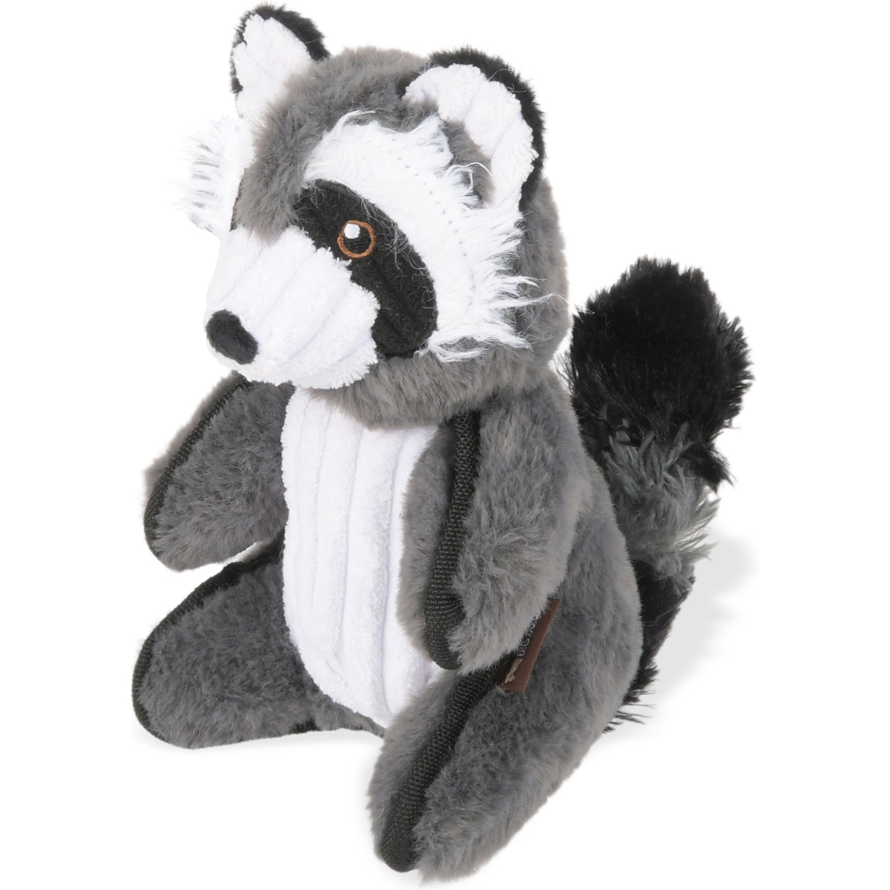 P.L.A.Y. Pet Lifestyle and You Woodland Creatures Raccoon Squeaky Plush Dog Toy