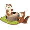 Show in main carousel: P.L.A.Y. Pet Lifestyle and You Woodland Creatures Chipmunks Squeaky Plush Dog Toy slide 1 of 1