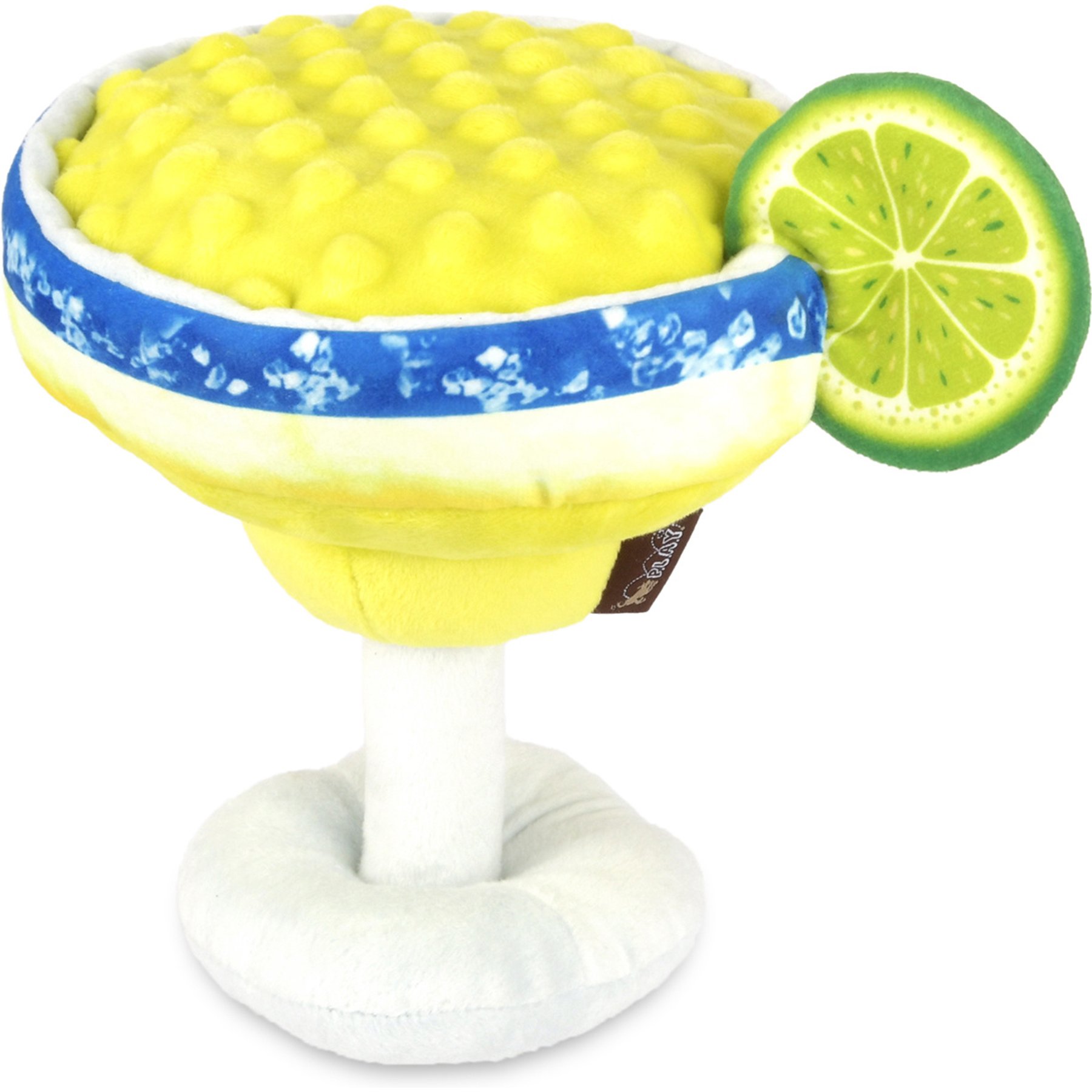 P.L.A.Y. Pet Lifestyle and You Happy Hour Margarita Squeaky Plush Dog Toy