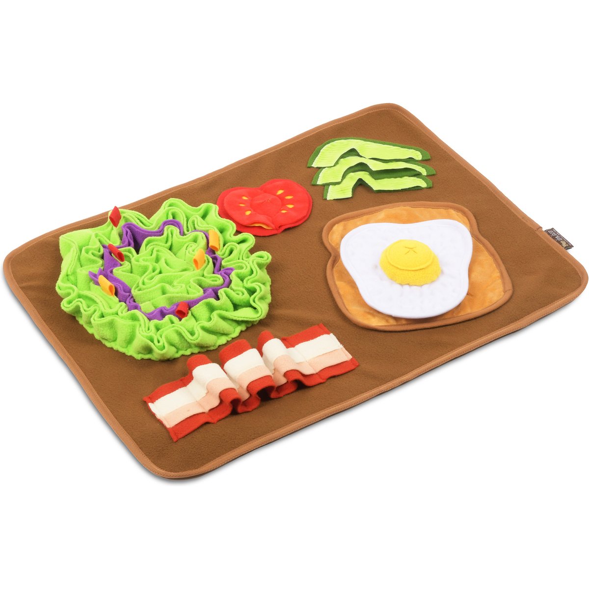 P.L.A.Y. Pet Lifestyle and You Snuffle Mat Savory Sunrise Squeaky Plush Dog Toy
