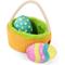 Show in main carousel: P.L.A.Y. Pet Lifestyle and You Hippity Hoppity Egg Basket Squeaky Plush Dog Toy slide 1 of 2
