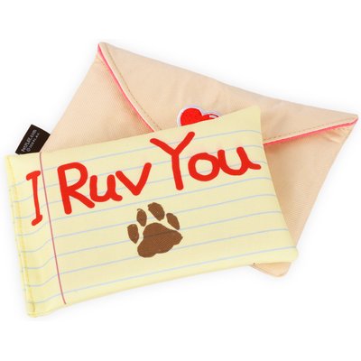 P.L.A.Y. Pet Lifestyle and You P.L.A.Y. Pet Lifestyle and You Lovebug Love Letter Squeaky Plush Dog Toy