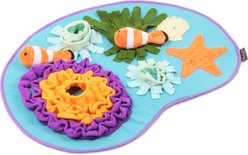 P.L.A.Y. Pet Lifestyle and You Snuffle Mat Coral Cove Squeaky Plush Dog Toy