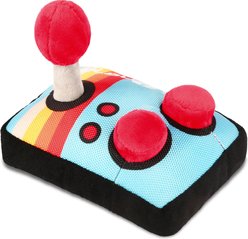 P.L.A.Y. Pet Lifestyle and You 80s Classic Joystick Squeaky Plush Dog Toy