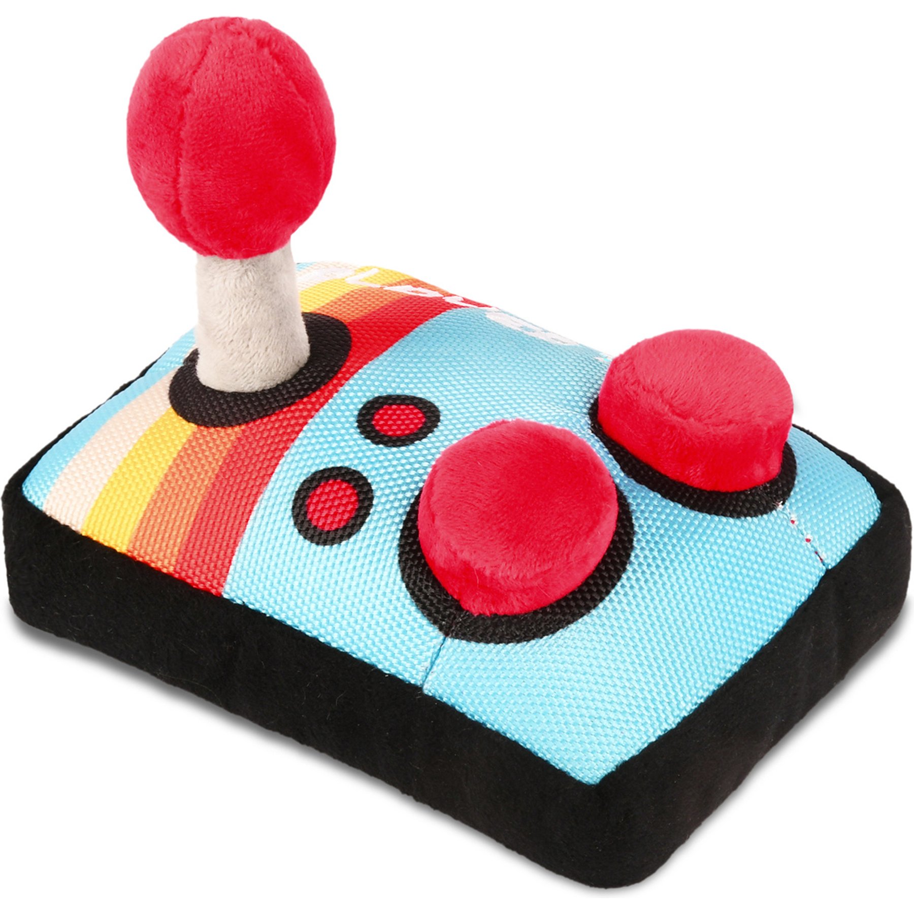 P.L.A.Y. Pet Lifestyle and You 80s Classic Joystick Squeaky Plush Dog Toy