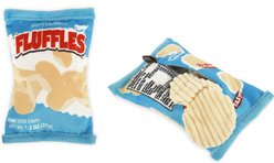 P.L.A.Y. Pet Lifestyle and You Snack Attack Minis Chips Squeaky Plush Dog Toy