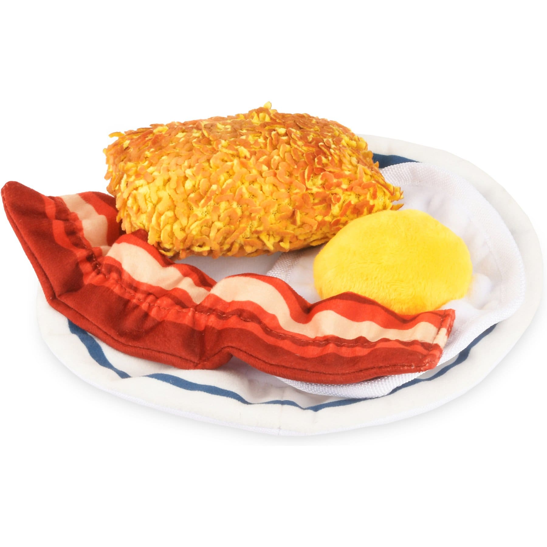 P.L.A.Y. Pet Lifestyle and You IHOP Breakfast Plate Squeaky Plush Dog Toy
