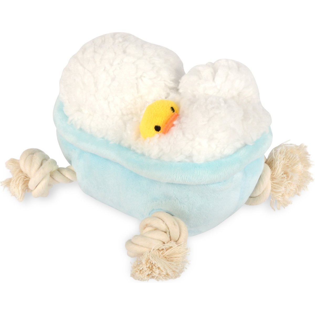 P.L.A.Y. Pet Lifestyle and You Splish Splash Rub-a-dub Tub Squeaky Plush Dog Toy