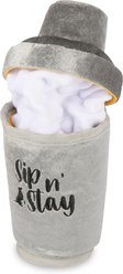 P.L.A.Y. Pet Lifestyle and You Happy Hour Cocktail Shaker Squeaky Plush Dog Toy