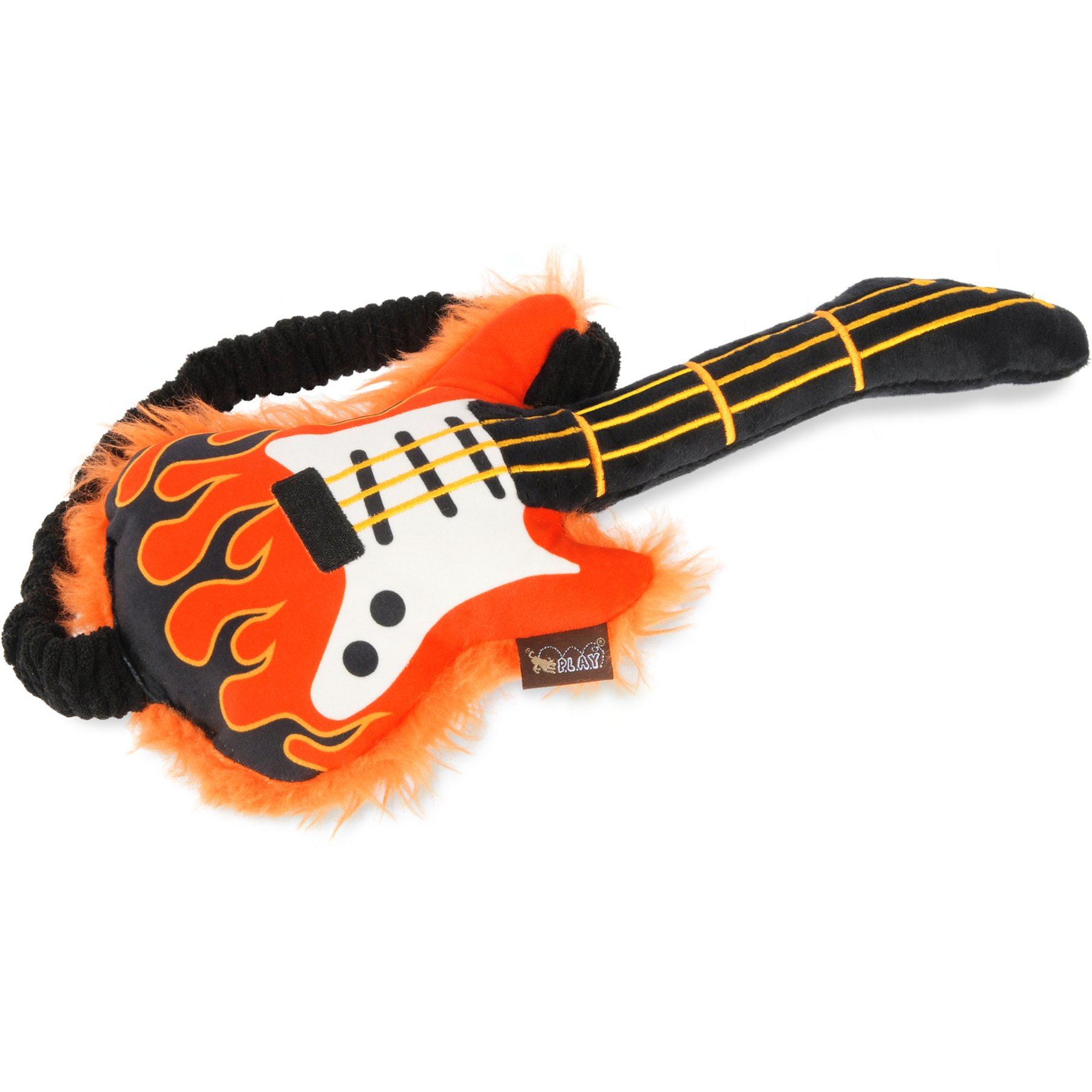P.L.A.Y. Pet Lifestyle and You 90s Classic Electric Guitar Squeaky Plush Dog Toy
