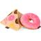 Show in main carousel: P.L.A.Y. Pet Lifestyle and You PupCup Cafe Donut Squeaky Plush Dog Toy, Small slide 1 of 1
