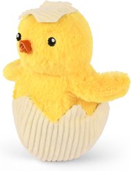 P.L.A.Y. Pet Lifestyle and You Hippity Hoppity Hatching Chick Squeaky Plush Dog Toy