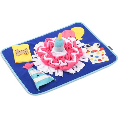P.L.A.Y. Pet Lifestyle and You P.L.A.Y. Pet Lifestyle and You Snuffle Mat Celebration Squeaky Plush Dog Toy