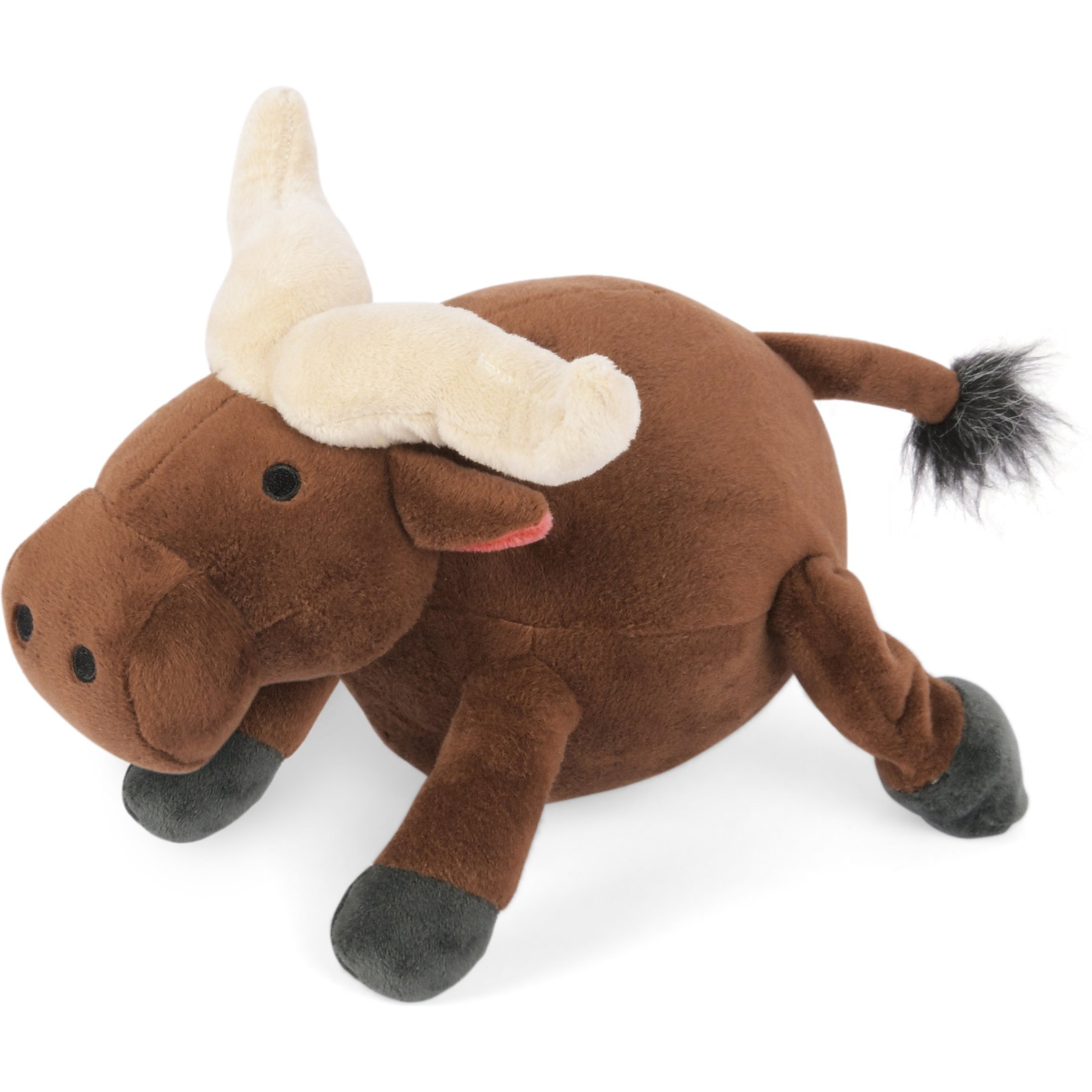 P.L.A.Y. Pet Lifestyle and You PLAY Africa Big Five Cape Buffalo Squeaky Plush Dog Toy