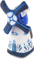 P.L.A.Y. Pet Lifestyle and You Totally Touristy Dutch Windmill Squeaky Plush Dog Toy, Small