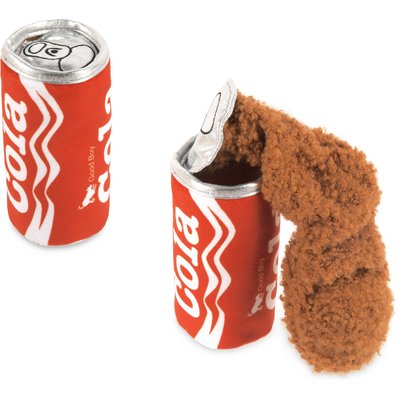 P.L.A.Y. Pet Lifestyle and You P.L.A.Y. Pet Lifestyle and You Snack Attack Minis Soda Squeaky Plush Dog Toy