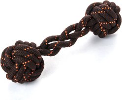 P.L.A.Y. Pet Lifestyle and You Scout & About Barbell Rope Dog Toy, Large