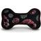 Show in main carousel: P.L.A.Y. Pet Lifestyle and You ECO PLAY Bone Skulls & Roses Squeaky Plush Dog Toy slide 1 of 1