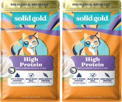 Solid Gold High Protein Wild Alaskan Pollock & Eggs Recipe Grain-Free Dry Cat Food, 24-lb bundle 